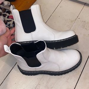 white boots
